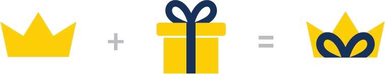 Crown + Gift = Celegreety